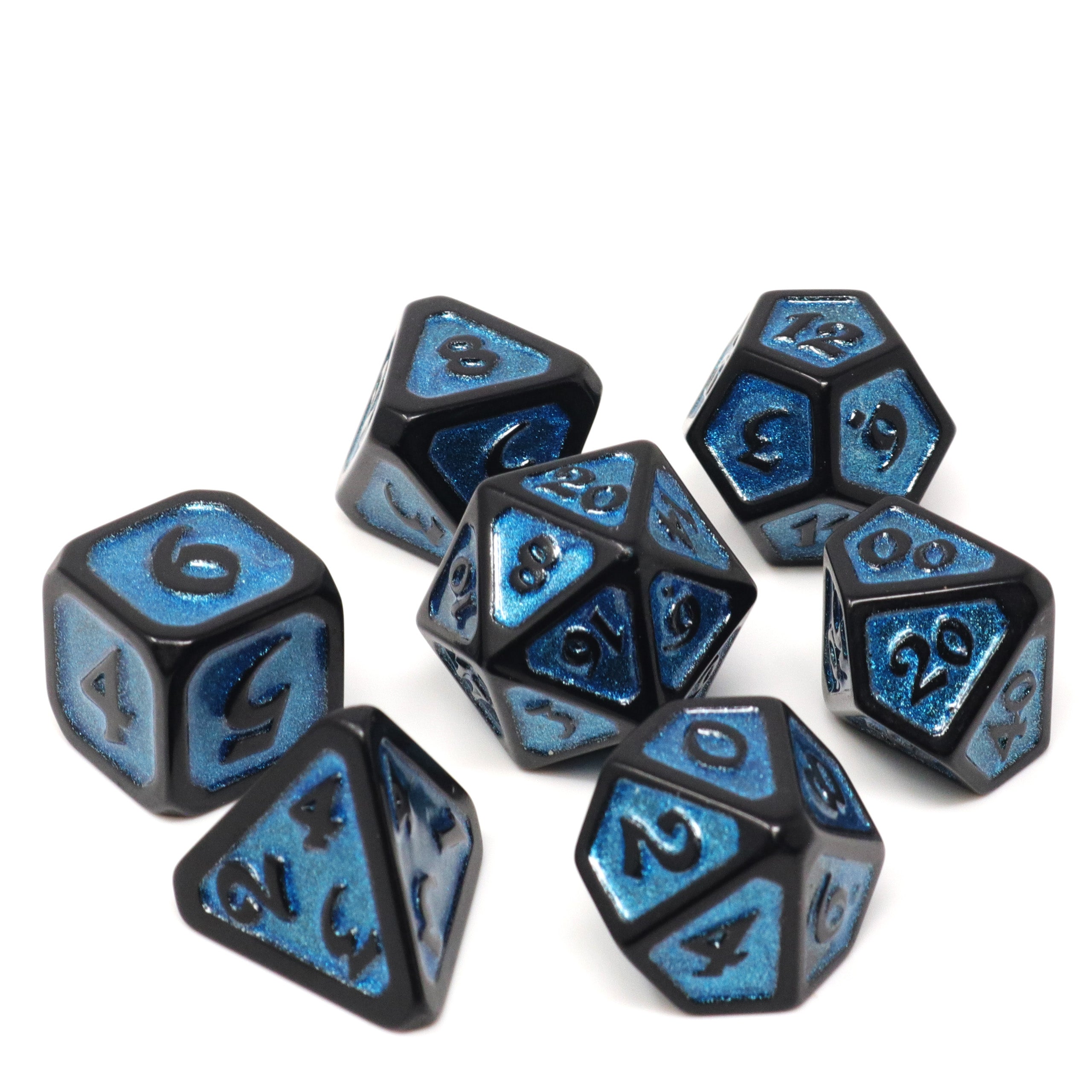 Diaglyph 7pc RPG Set - Frost Bite – Die Hard Dice