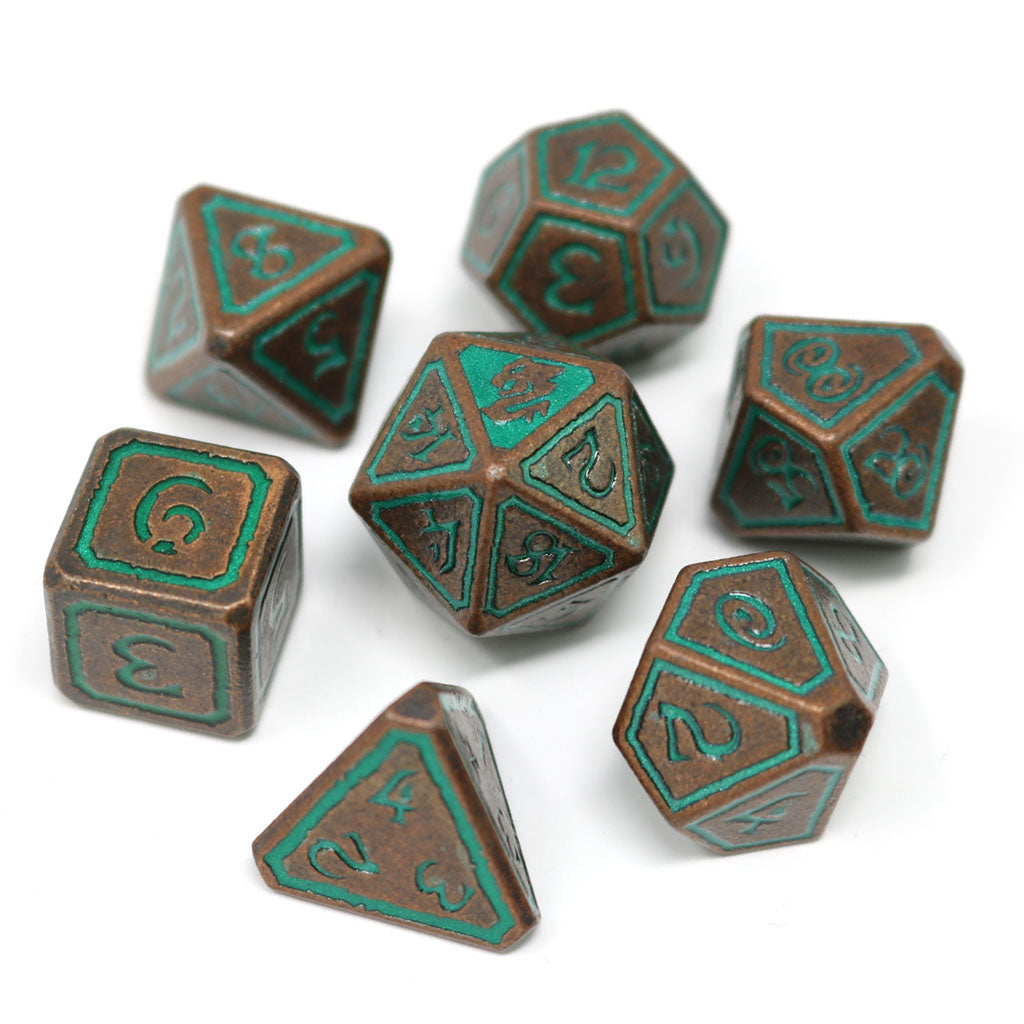 7pc RPG Set - Unearthed Sage – Die Hard Dice