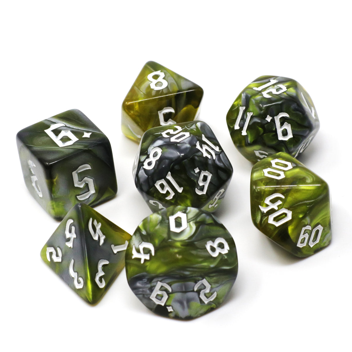 7-teiliges RPG-Set – Green Flow