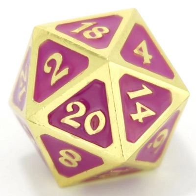 Single d20 - AfterDark Mythica Neon Nightlife by Die Hard Dice