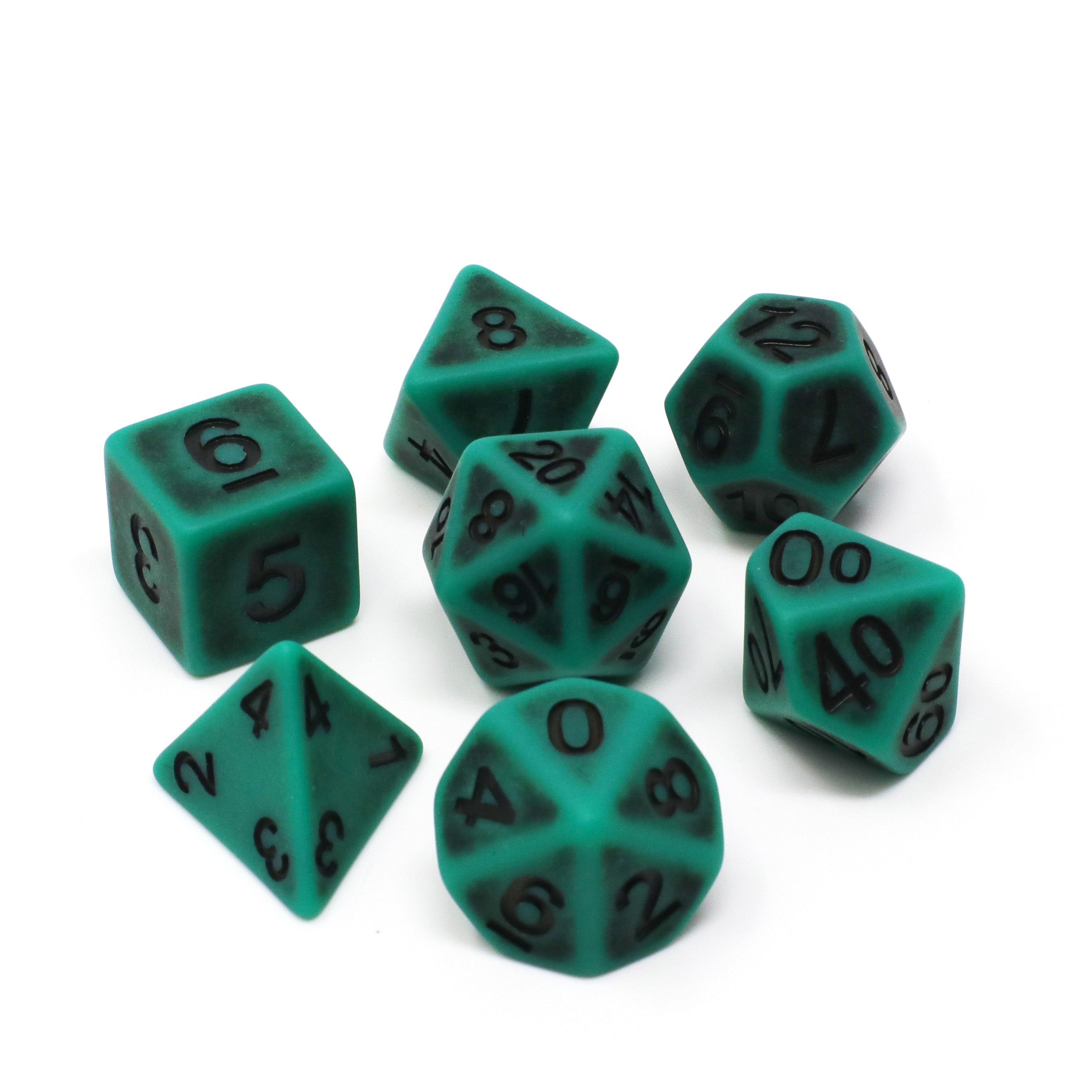 7pc RPG Set - Swamp Ancient – Die Hard Dice