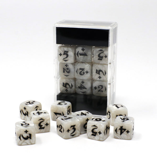 Rare Loot! - d6 Spindown Counters - Positive Power Pack