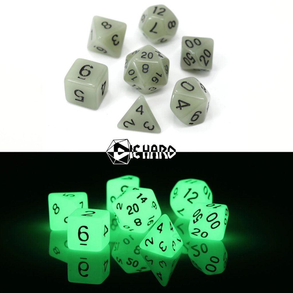 RPG Set - Glow-in-the-Dark White