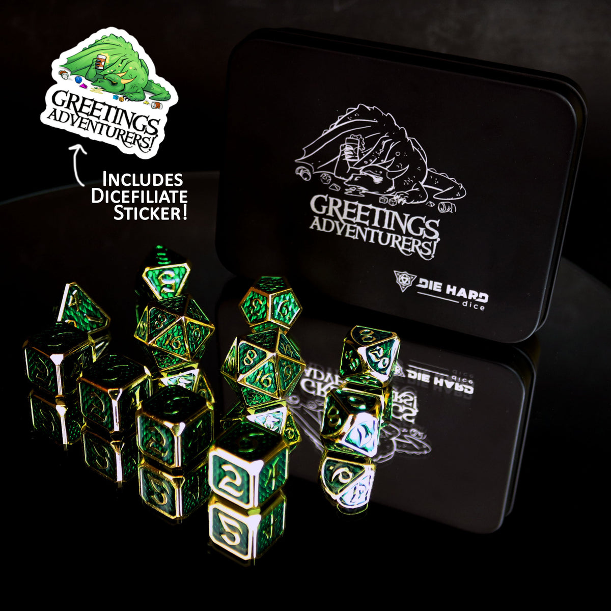 11-teiliges RPG-Set – Drakona Arita für Greetings Adventurers